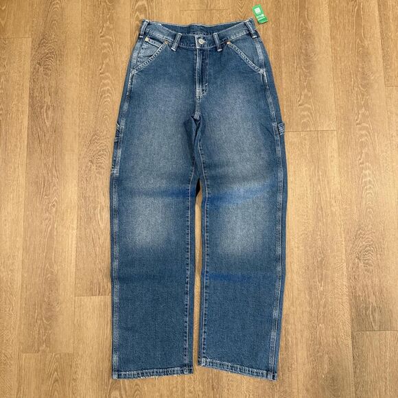 GAP women's wide leg carpenter jeans Size 0 NWT - Picture 1 of 7